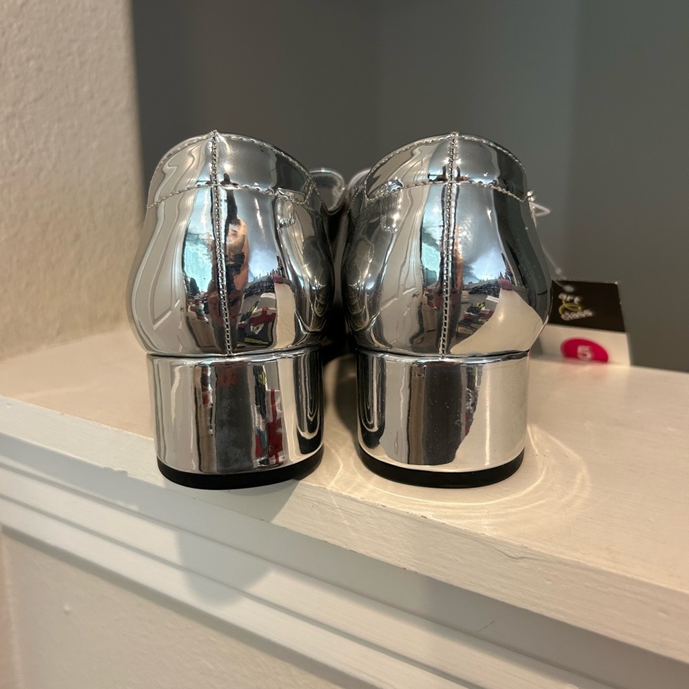 Girls Dina Metallic Dress Heels Art Class 5 - Picture 6 of 11